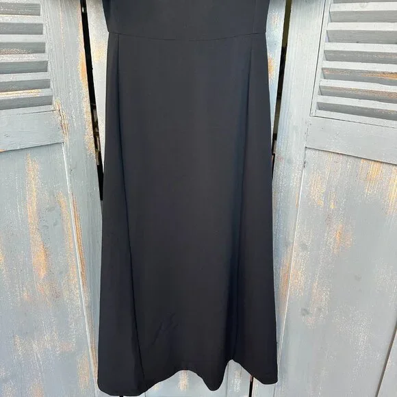 Hill House The Constance Midi Dress Black Sz XS NWT - Picture 6 of 16